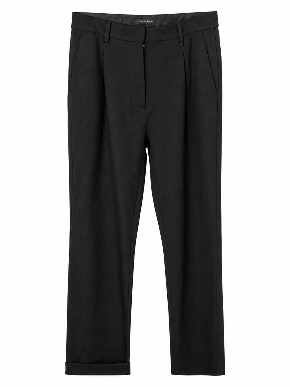 rag & bone Black Wide Leg Trousers Tailored Pants Work Pants XS